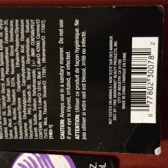 Lot of 4 New Wet N Wild Color Blast Mascaras - 2 Cobalt Blue and 2 Purple/Violet - Picture 4 of 6